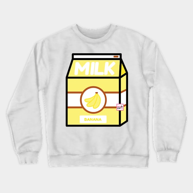 Banana Milk Crewneck Sweatshirt by BrunoMaxey